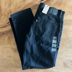 New Levi’s 502 Taper Flex Black Jeans 32x30